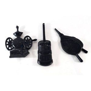 VTG Sexton Metal Wall Decor Churn Bellows Mill USA Kitchen Mid Century Retro